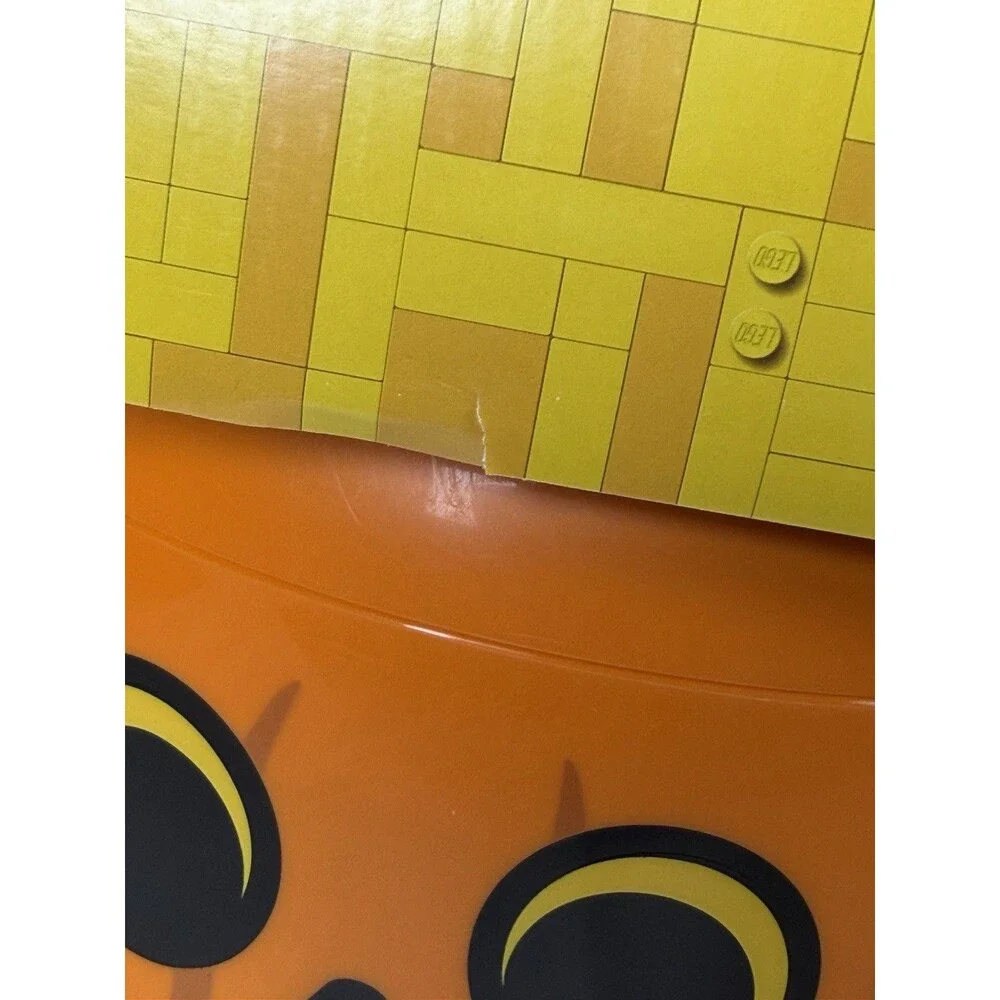 LEGO Pumpkin Storage Head Large Orange Jack O Lantern Halloween Container